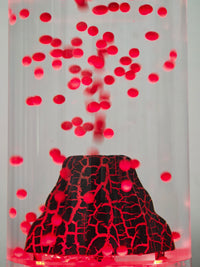Volcano Mood Lamp-Black 9"
