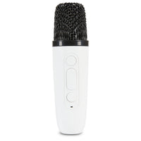 Rock Star Karaoke-Guitar Speaker & Microphone Combo - White