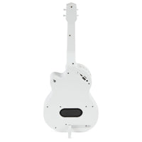 Rock Star Karaoke-Guitar Speaker & Microphone Combo - White