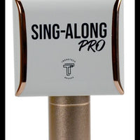 Sing-along PRO 3 Rose Gold Karaoke Microphone & Bluetooth Speaker