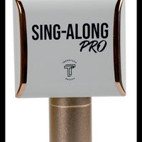 Sing-along PRO 3 Rose Gold Karaoke Microphone & Bluetooth Speaker All-in-one