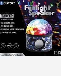 Blue Camo Wireless Fun Light Speaker