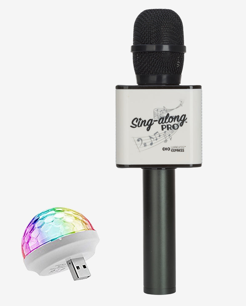 stereoanlæg Bortset Missionær Sing-along PRO Black Karaoke Microphone & Bluetooth Speaker All-in-one –  Trend Tech Brands