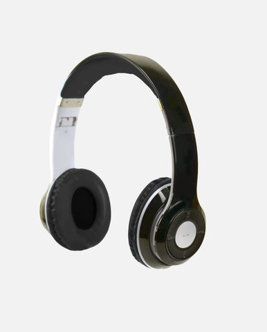 Black Wireless Stereo Headphones