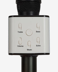 Sing-along PRO Black Karaoke Microphone & Bluetooth Speaker All-in-one