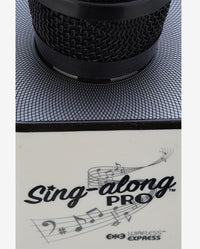 Sing-along PRO Black Karaoke Microphone & Bluetooth Speaker All-in-one