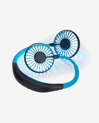 Blue LED Neck Fan
