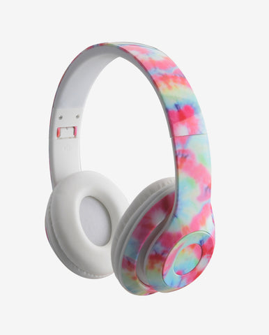 Bluetooth Stereo Tye Dye Headphones