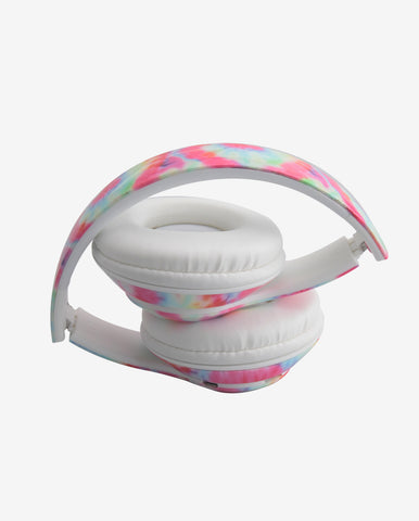 Bluetooth Stereo Tye Dye Headphones