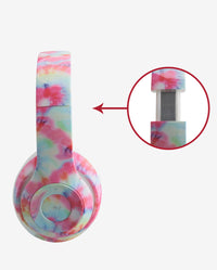 Tie Dye Wireless Stereo Headphones