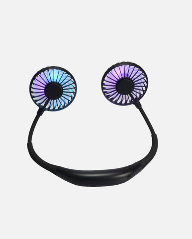 Black LED Neck Fan