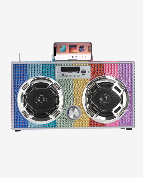 ラジオ・コンポ MINI BOOMBOX Amazon.com: Wireless Express - Mini Boombox with LED Speakers