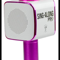Sing-along PRO 3 Pink Karaoke Microphone & Bluetooth Speaker