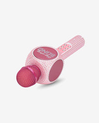 Sing-along Pink Bling Karaoke Microphone & Bluetooth Speaker All-in-one