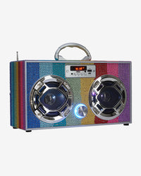 Rainbow Bling  Boombox