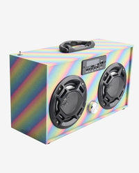 Rainbow Glitter Boombox