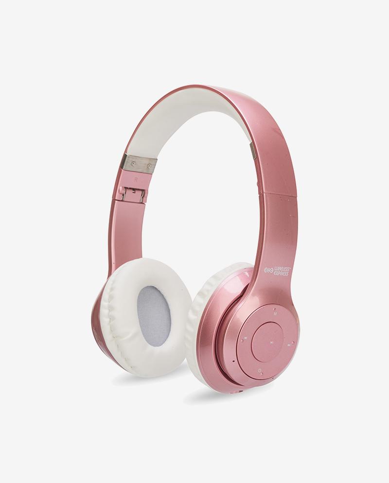 Rose Gold Wireless Stereo Headphones