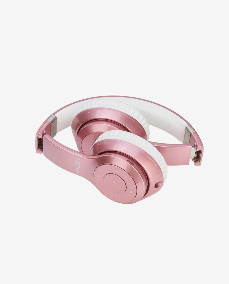 Jeg bærer tøj bud fløjte Bluetooth Stereo Rose Gold Fashion Headphones – Trend Tech Brands