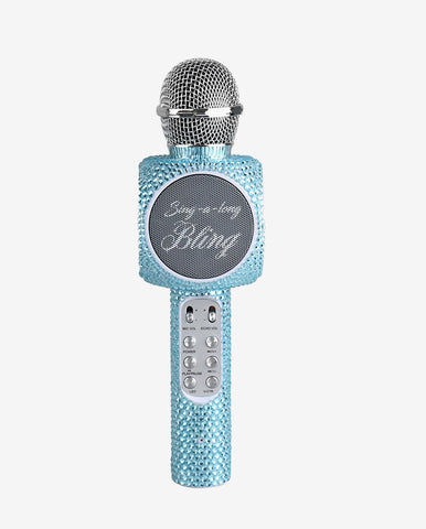 Blue Bling Wireless Karaoke Microphone