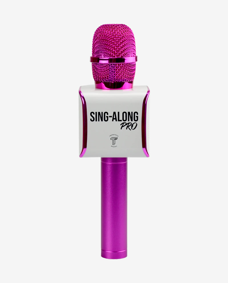 Sing-along PRO 3 Pink Karaoke Microphone & Bluetooth Speaker All-in-one