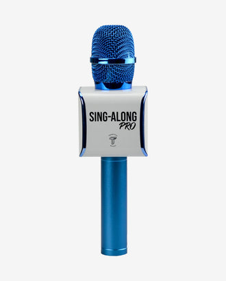Sing-along PRO 3 Blue Karaoke Microphone & Bluetooth Speaker