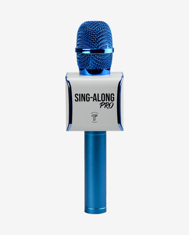 Sing-along PRO 3 Blue Karaoke Microphone & Bluetooth Speaker
