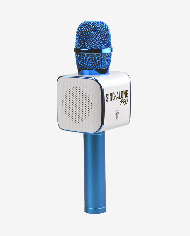 Sing-along PRO 3 Blue Karaoke Microphone & Bluetooth Speaker All-in-one