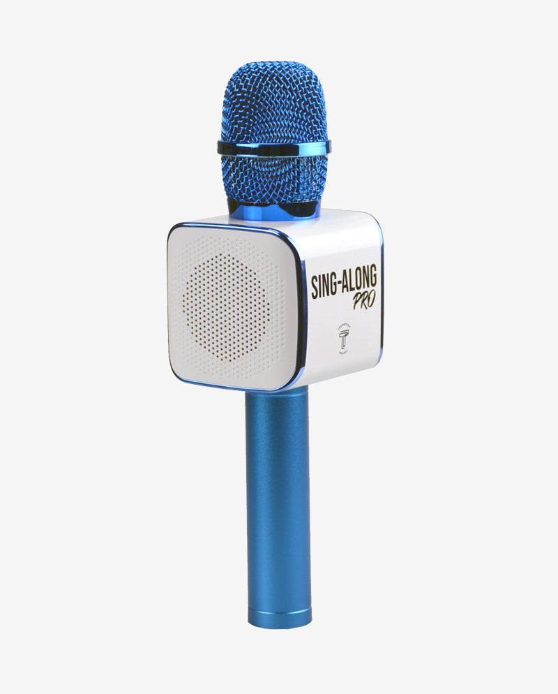 Sing-along PRO 3 Blue Karaoke Microphone & Bluetooth Speaker