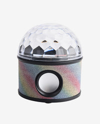 Rainbow Glitter Wireless Bluetooth Speaker Fun Light